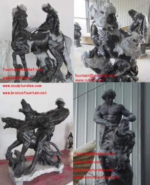 Bronze Lions Sculpture